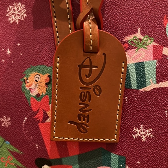 Dooney & Bourse 2023 Disney Parks Mickey Classics Christmas Tote Purse Bag NEW - Picture 3 of 11